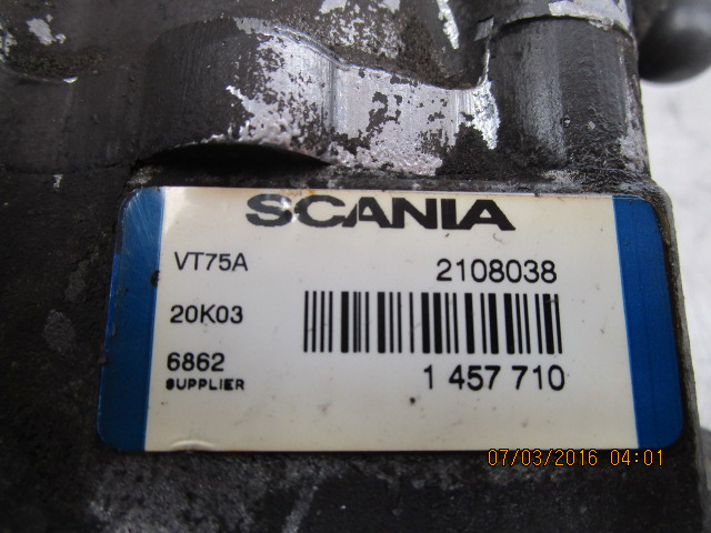 SCANIA 124 420 DC1203 POWER STEERING PUMP 2108038 - Motor y piezas para Camión: foto 2 SCANIA 124 420 DC1203 POWER STEERING PUMP 2108038 - Motor y piezas para Camión: foto 2