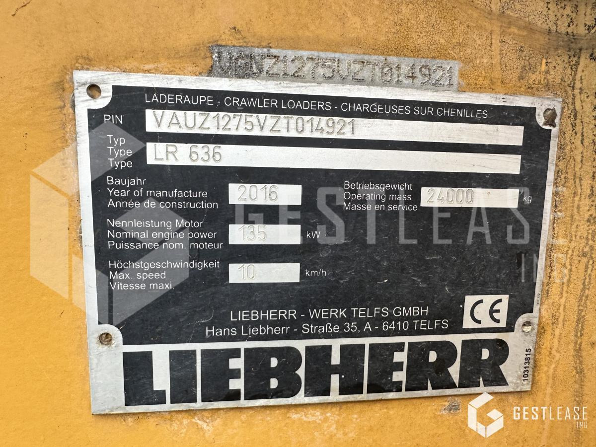 Cargadora de cadenas Liebherr LR636: foto 18