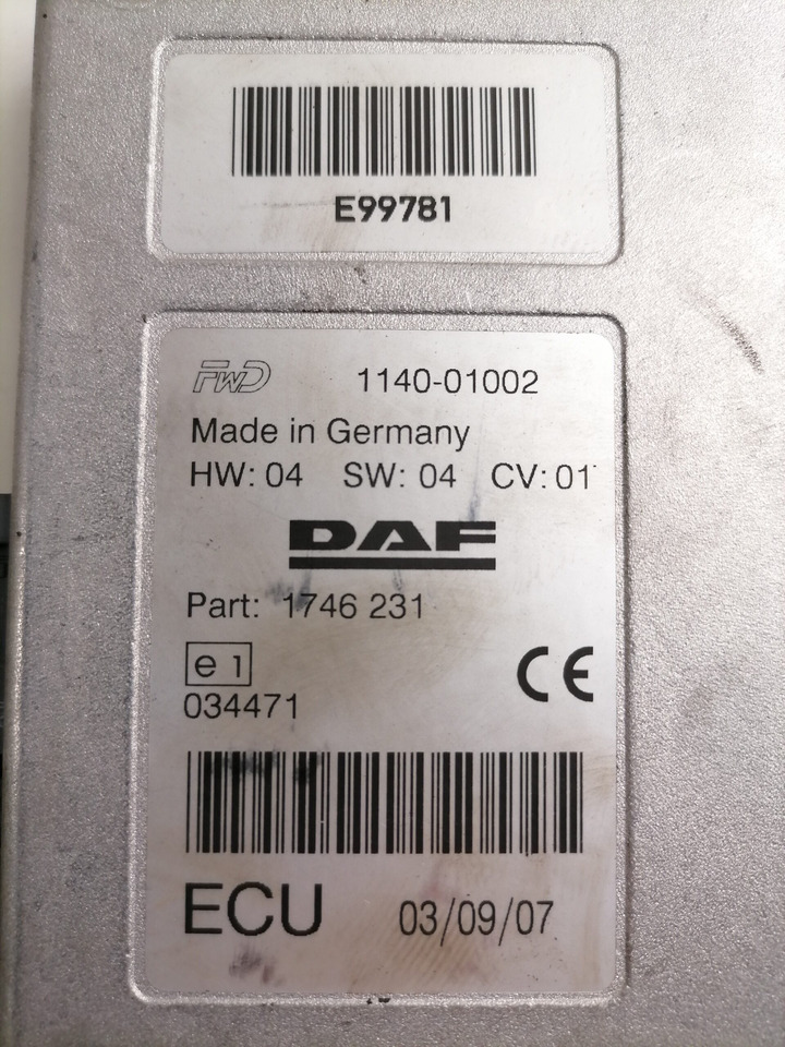 DAF Juhtplokk 1746231 - Pieza universal para Camión: foto 3 DAF Juhtplokk 1746231 - Pieza universal para Camión: foto 3
