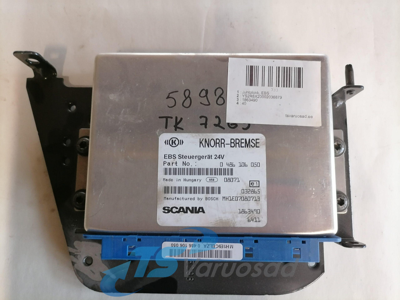 Scania Ecu, EBS 1863490 - Unidad de control para Camión: foto 2 Scania Ecu, EBS 1863490 - Unidad de control para Camión: foto 2