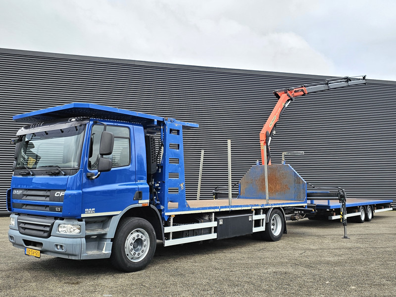 DAF CF 75.310 / TRAILER + PALFINGER CRANE/KRAN - Camión grúa: foto 1 DAF CF 75.310 / TRAILER + PALFINGER CRANE/KRAN - Camión grúa: foto 1