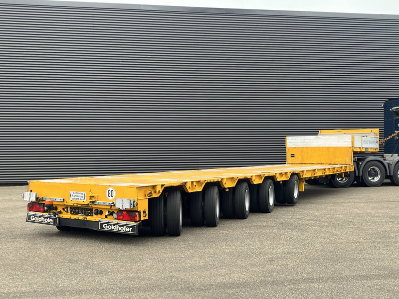 Goldhofer STZ-L 5-50/80 A / EXTENDABLE / 5 X STEERING AXLE - Semirremolque góndola rebajadas: foto 5 Goldhofer STZ-L 5-50/80 A / EXTENDABLE / 5 X STEERING AXLE - Semirremolque góndola rebajadas: foto 5
