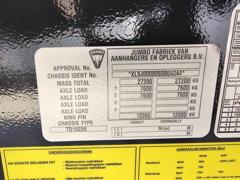 Semirremolque góndola rebajadas Jumbo OPRIJ / DIEPLADER / AUTO / CARAVAN TRANSPORT / NIEUW !: foto 20