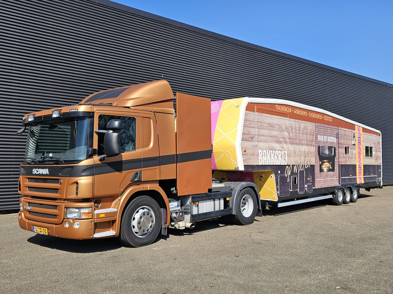 Scania P 280 + trailer - 2 X SLIDE OUT / CAMPER / WOHNMOBIL - Semirremolque caja cerrada: foto 3 Scania P 280 + trailer - 2 X SLIDE OUT / CAMPER / WOHNMOBIL - Semirremolque caja cerrada: foto 3