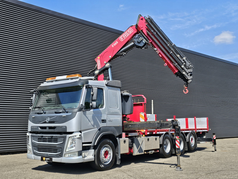 Volvo FM 460 8x4-4 / FASSI 36.5 t/m -8 x EXTENSION + WINCH - Camión caja abierta, Camión grúa: foto 5 Volvo FM 460 8x4-4 / FASSI 36.5 t/m -8 x EXTENSION + WINCH - Camión caja abierta, Camión grúa: foto 5