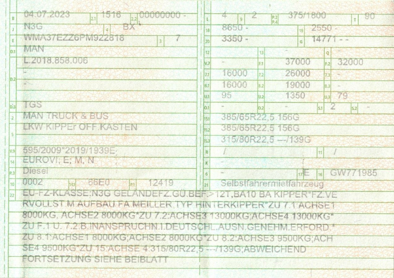 MAN 35.510 TGS | Meiller Thermo | E-Verdeck | TOP - Camión volquete: foto 2 MAN 35.510 TGS | Meiller Thermo | E-Verdeck | TOP - Camión volquete: foto 2