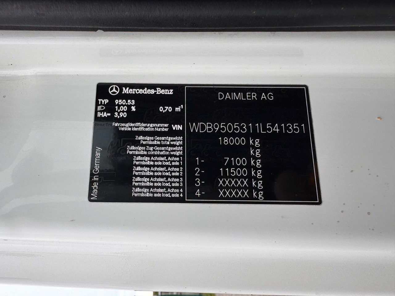 Mercedes-Benz 1833 4X2 Meiller Tele Absetzkipper - Camión volquete: foto 3 Mercedes-Benz 1833 4X2 Meiller Tele Absetzkipper - Camión volquete: foto 3