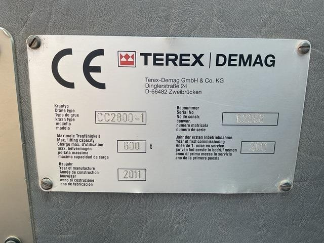 Terex Demag CC2800-1 - Grúa sobre orugas: foto 5 Terex Demag CC2800-1 - Grúa sobre orugas: foto 5