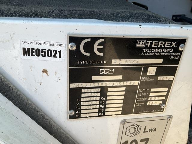 Grúa todo terreno Terex AC60/3: foto 7