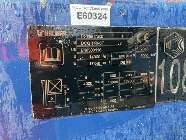 Kalmar DCG140-6T - Carretilla elevadora: foto 5 Kalmar DCG140-6T - Carretilla elevadora: foto 5