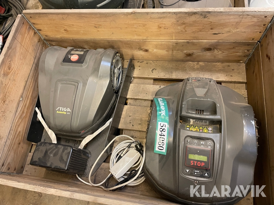Maquinaria de jardinería Robotplæneklippere Stiga Autoclip 223 2 styk: foto 1