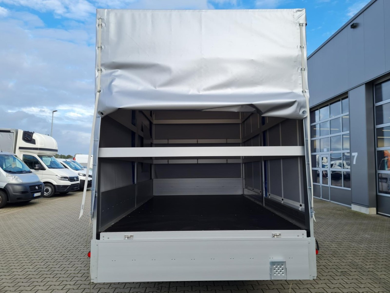 Furgoneta con lona Renault Master 3,5t Pritsche Schiebe Plane ERGO KLIMA TEMPO: foto 8