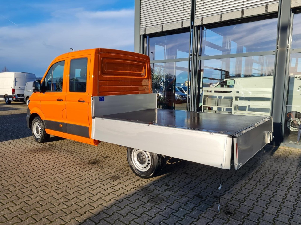 Furgoneta caja abierta, Furgoneta combi Volkswagen Crafter 35 Doka 7-Sitze MR AHK KLIMA PDC TEMPOMAT: foto 8