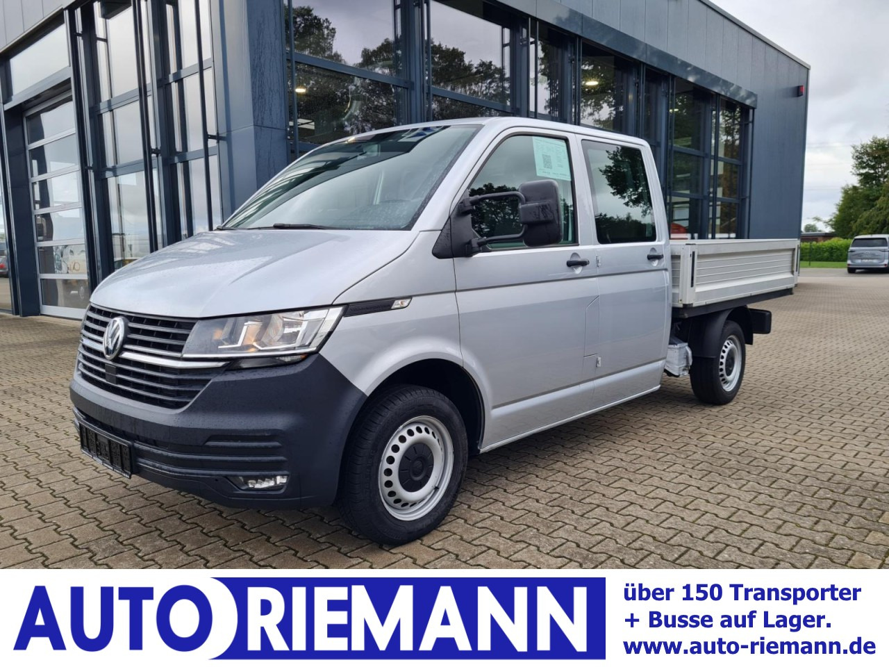 Volkswagen T6.1 Pritsche LR Doka 6-Sitze KLIMA - Furgoneta caja abierta, Furgoneta combi: foto 1 Volkswagen T6.1 Pritsche LR Doka 6-Sitze KLIMA - Furgoneta caja abierta, Furgoneta combi: foto 1