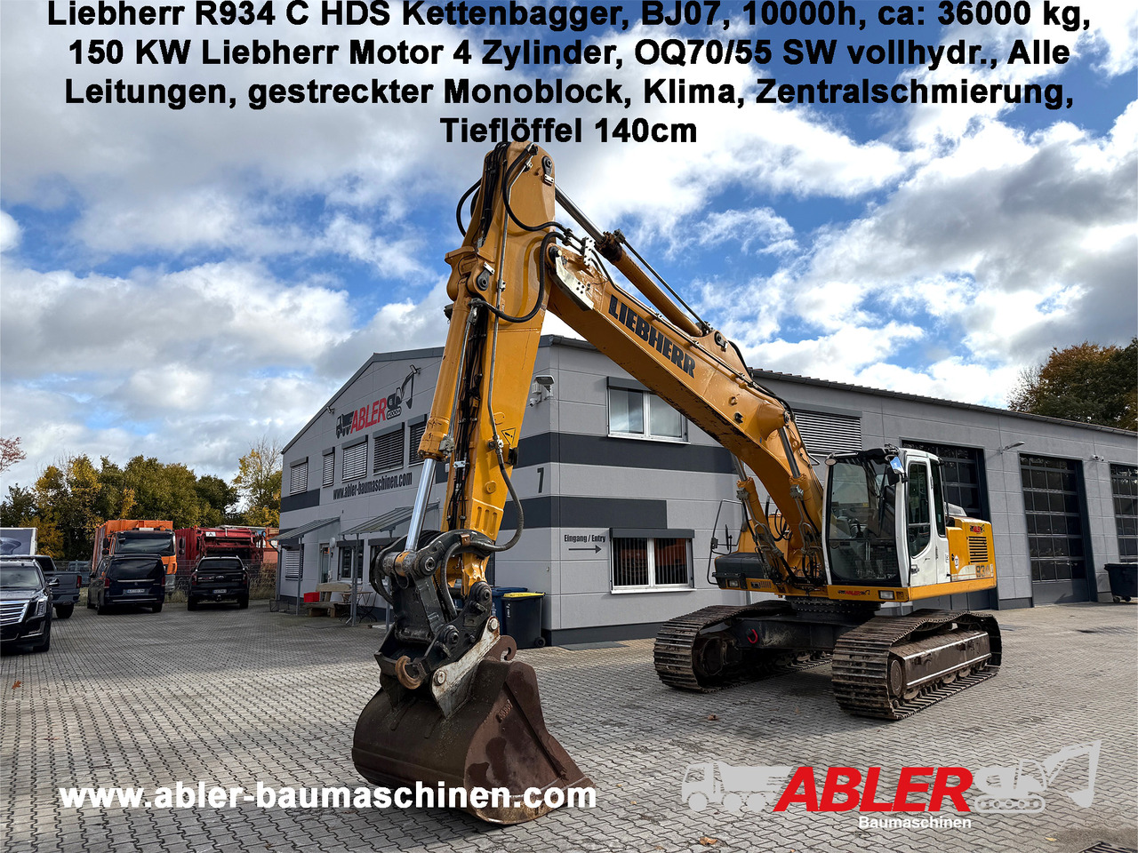 Liebherr R934 C HDS Kettenbagger OQ70/55 ZS - Excavadora: foto 1 Liebherr R934 C HDS Kettenbagger OQ70/55 ZS - Excavadora: foto 1