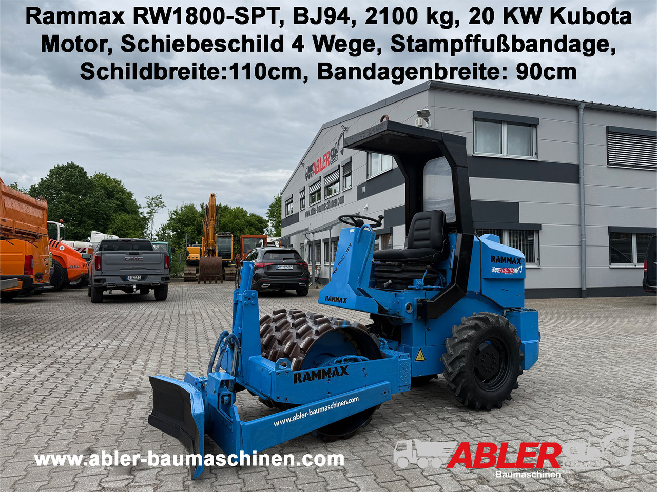 Rammax RW1800 SPT Erdbauwalze mit Schild - Rodillo: foto 1 Rammax RW1800 SPT Erdbauwalze mit Schild - Rodillo: foto 1