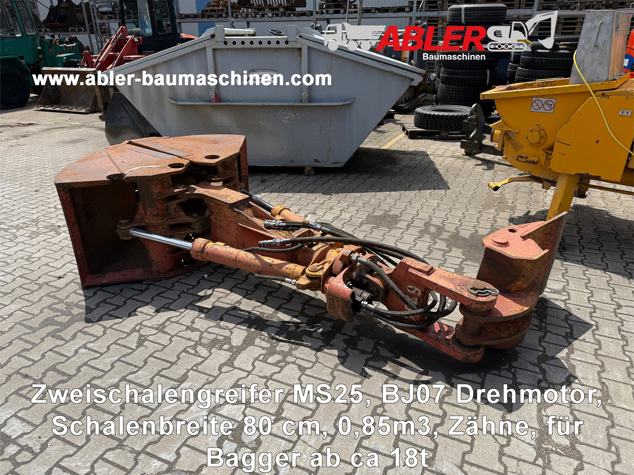 Zweischalengreifer MS25 0,85 m3 - Cuchara de mordazas: foto 1 Zweischalengreifer MS25 0,85 m3 - Cuchara de mordazas: foto 1