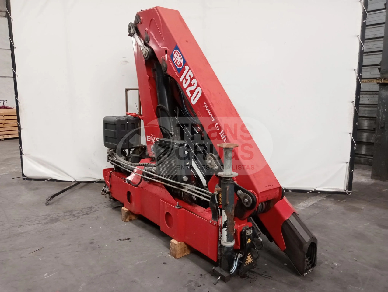 Grúa hidráulica HMF 1520 K4 - Grúa para camión: foto 1 Grúa hidráulica HMF 1520 K4 - Grúa para camión: foto 1