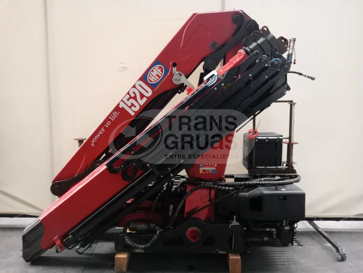 Grúa hidráulica HMF 1520 K4 - Grúa para camión: foto 3 Grúa hidráulica HMF 1520 K4 - Grúa para camión: foto 3