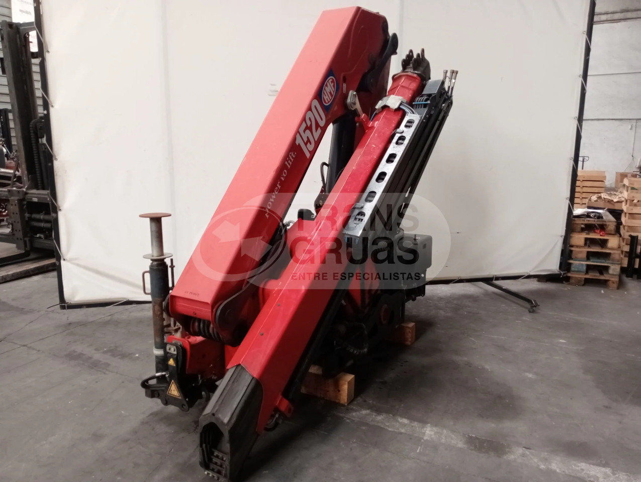 Grúa hidráulica HMF 1520 K4 - Grúa para camión: foto 5 Grúa hidráulica HMF 1520 K4 - Grúa para camión: foto 5