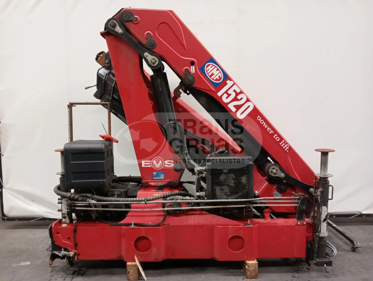 Grúa hidráulica HMF 1520 K4 - Grúa para camión: foto 4 Grúa hidráulica HMF 1520 K4 - Grúa para camión: foto 4