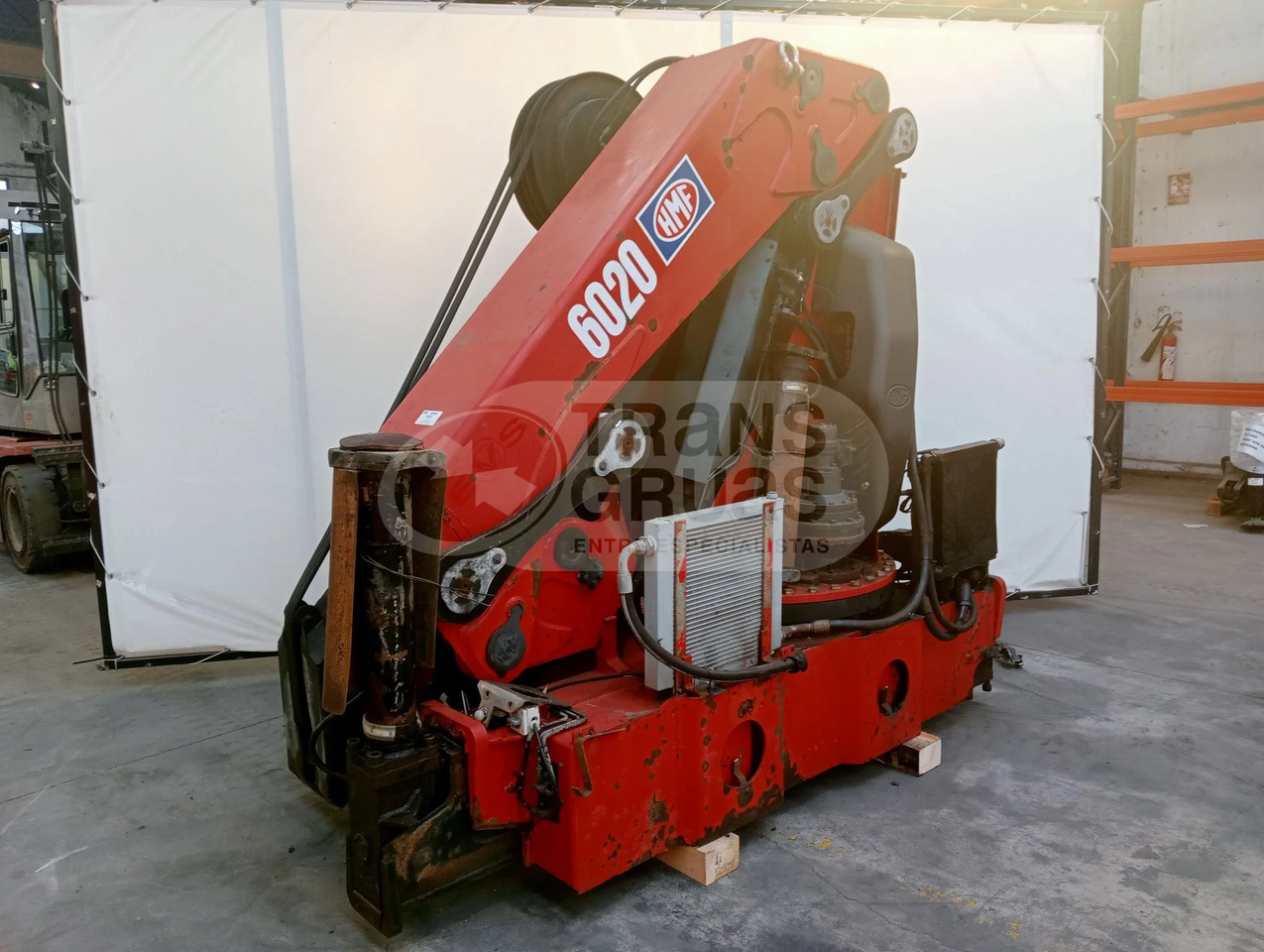 Grúa hidráulica HMF 6020 - Grúa para camión: foto 4 Grúa hidráulica HMF 6020 - Grúa para camión: foto 4