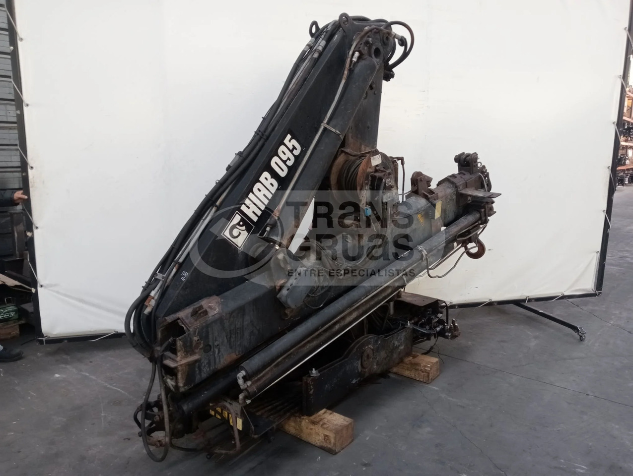 Grúa hidráulica Hiab 095-3 - Grúa para camión: foto 1 Grúa hidráulica Hiab 095-3 - Grúa para camión: foto 1