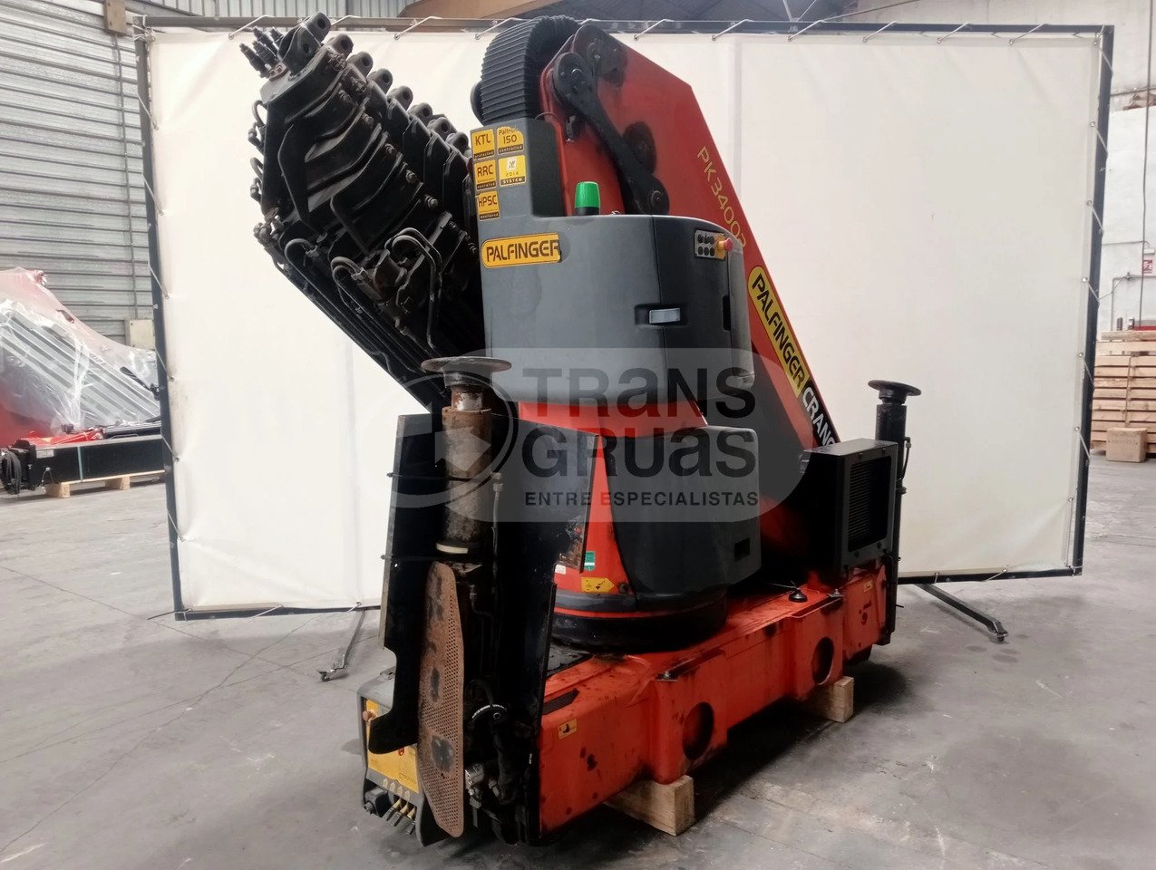 Grúa hidráulica Palfinger PK 34002 SH - Grúa para camión: foto 1 Grúa hidráulica Palfinger PK 34002 SH - Grúa para camión: foto 1