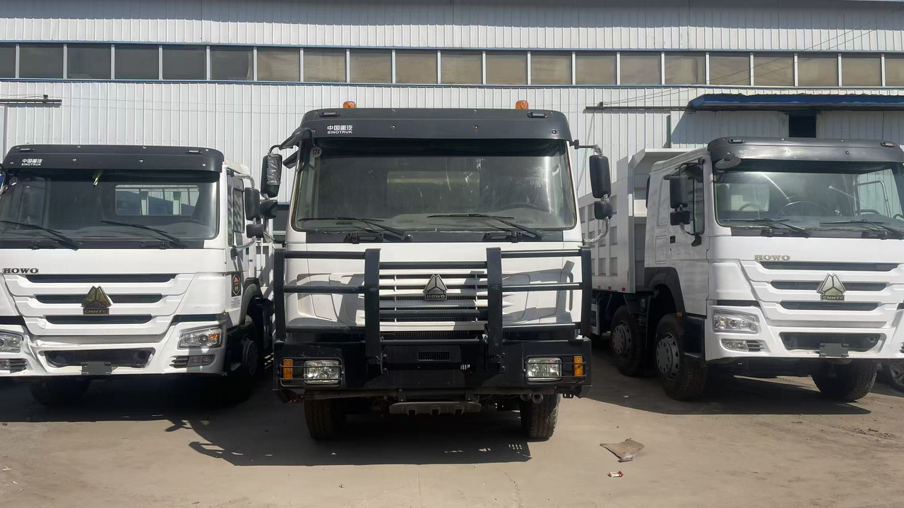SINOTRUK HOWO 8*4 DUMP TRUCK 371 375 380 420 HP - Camión transporte de ganado: foto 1 SINOTRUK HOWO 8*4 DUMP TRUCK 371 375 380 420 HP - Camión transporte de ganado: foto 1