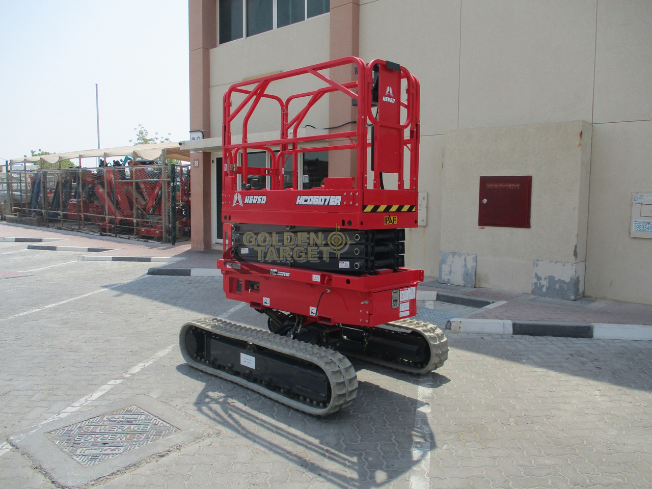 Plataforma de tijeras nuevo Hered HC0607EA Auto Level Crawler Scissor Lift: foto 1