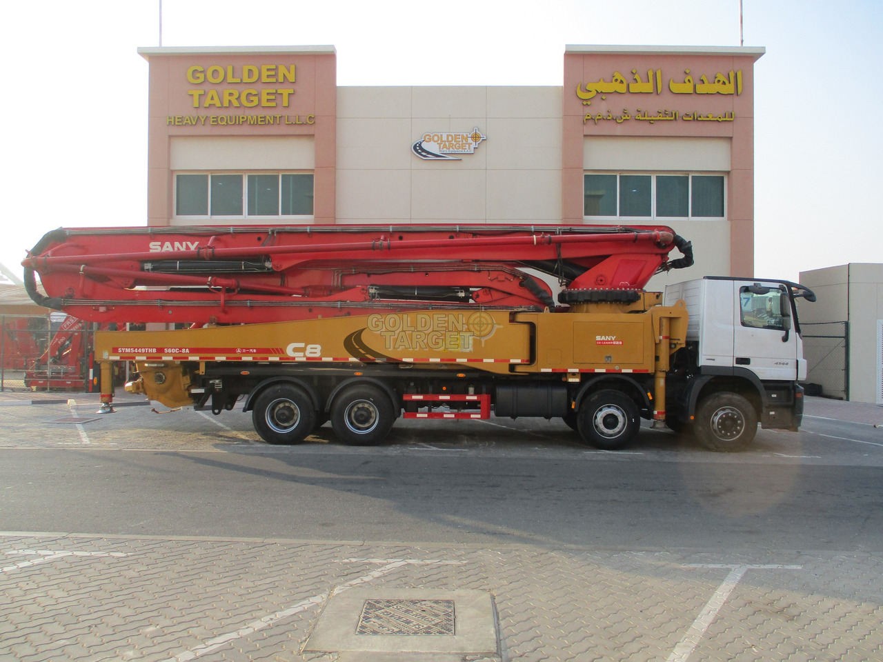 Mercedes ACTROS 4144 8x4 SANY 56m Concrete Pump - Camión bomba de hormigón: foto 5 Mercedes ACTROS 4144 8x4 SANY 56m Concrete Pump - Camión bomba de hormigón: foto 5