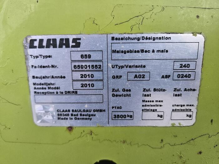 Claas Orbis 750 - Cabezal de maíz: foto 5 Claas Orbis 750 - Cabezal de maíz: foto 5