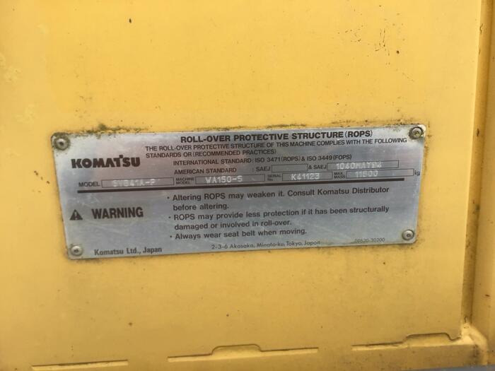 Arrendamiento de Komatsu WA 150-5 Komatsu WA 150-5: foto 6