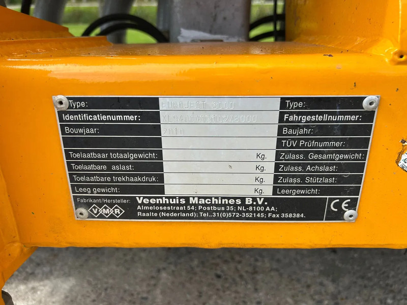 Veenhuis Euroject 3000 5.50 bemester zodebemester - Maquinaria agrícola: foto 3 Veenhuis Euroject 3000 5.50 bemester zodebemester - Maquinaria agrícola: foto 3