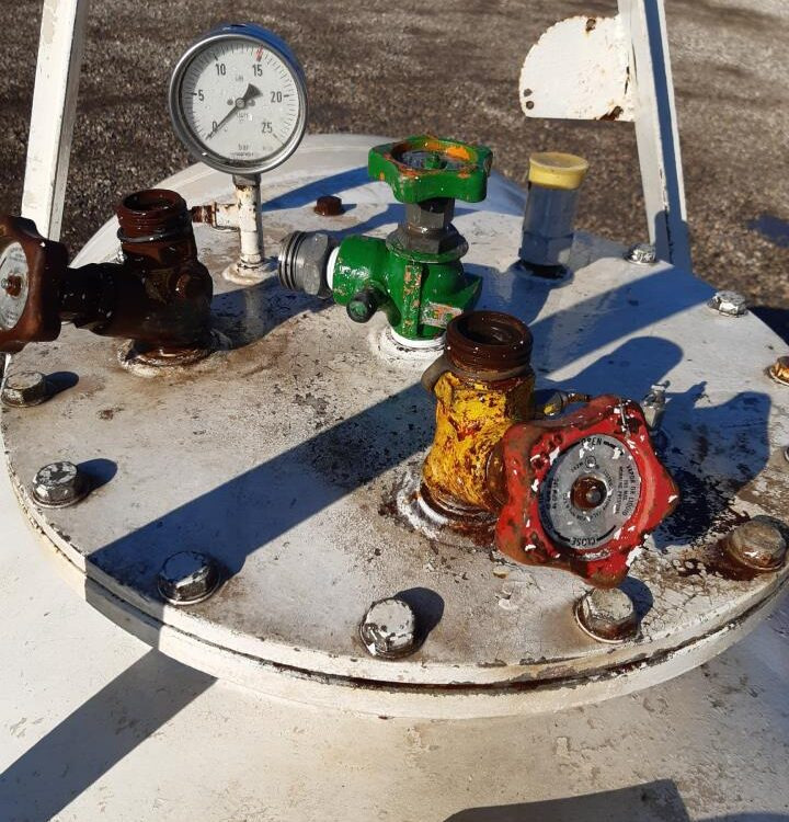 Agrodan Ammoniaktank 1200 kg - Maquinaria para fertilización, Tanque de almacenamiento: foto 4 Agrodan Ammoniaktank 1200 kg - Maquinaria para fertilización, Tanque de almacenamiento: foto 4