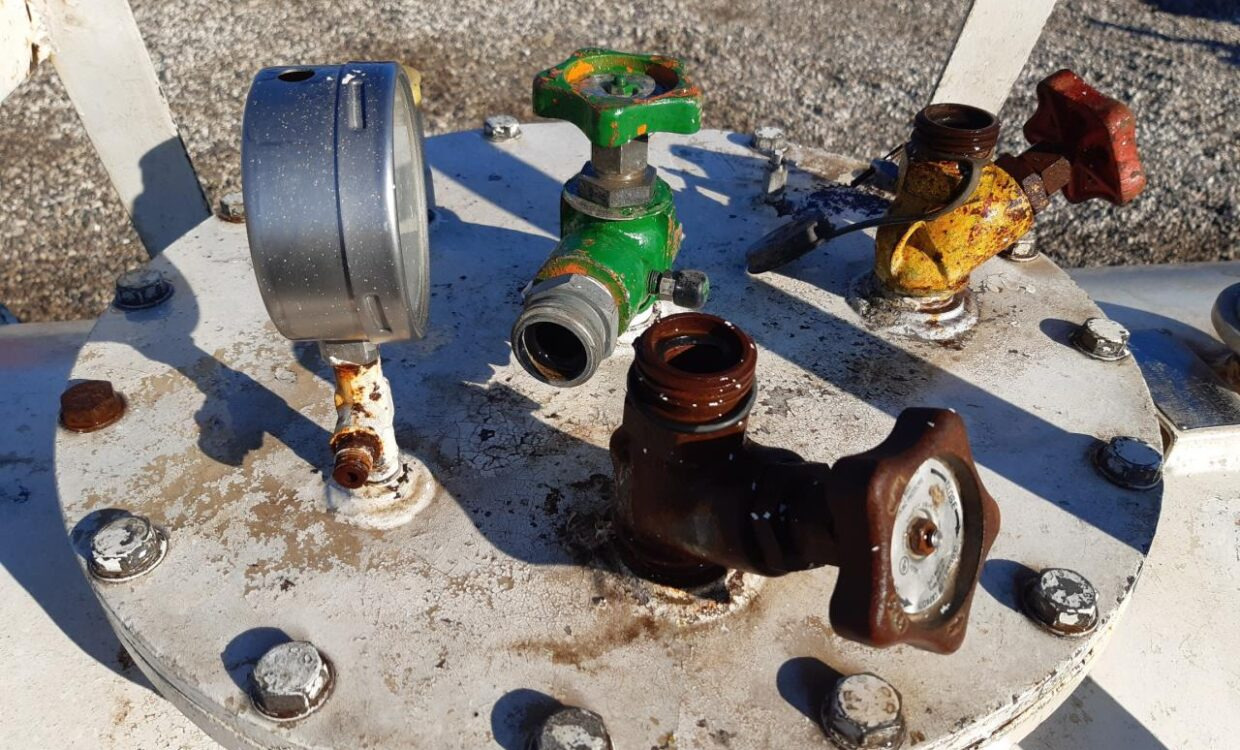 Agrodan Ammoniaktank 1200 kg - Maquinaria para fertilización, Tanque de almacenamiento: foto 5 Agrodan Ammoniaktank 1200 kg - Maquinaria para fertilización, Tanque de almacenamiento: foto 5