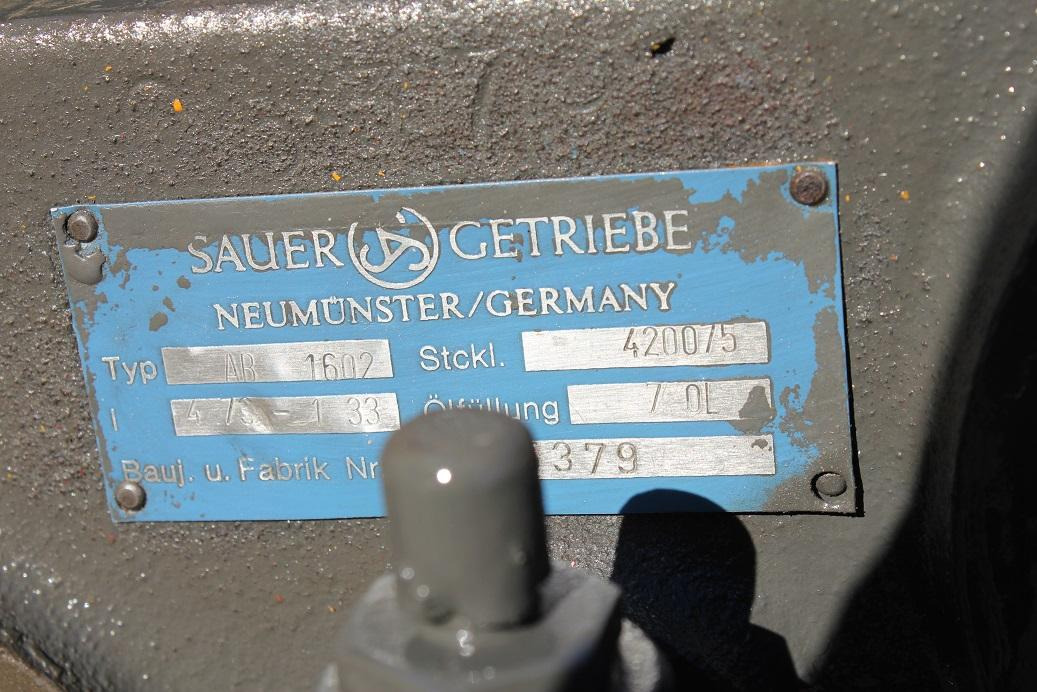 Caja de cambios para Maquinaria de construcción Atlas 1602D Sauer: foto 6 Caja de cambios para Maquinaria de construcción Atlas 1602D Sauer: foto 6