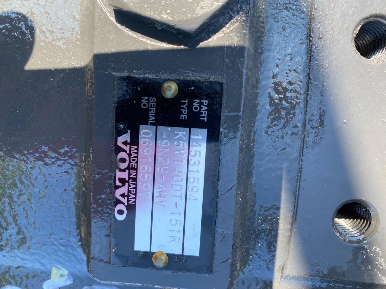 Kawasaki K5V140 aus Volvo EC 240 - Bomba hidráulica para Excavadora de cadenas: foto 5 Kawasaki K5V140 aus Volvo EC 240 - Bomba hidráulica para Excavadora de cadenas: foto 5