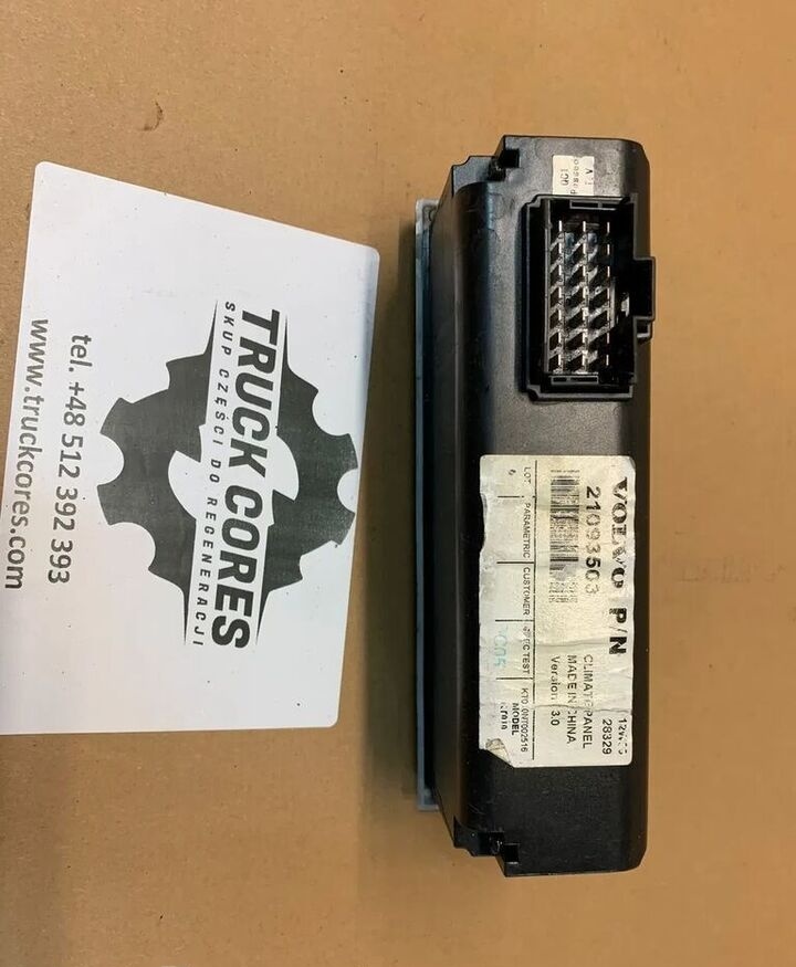 Scania Sterownik Klimatyzacji KT010 VOLVO P/N 21093503 Scania truck - Salpicadero para Camión: foto 2 Scania Sterownik Klimatyzacji KT010 VOLVO P/N 21093503 Scania truck - Salpicadero para Camión: foto 2