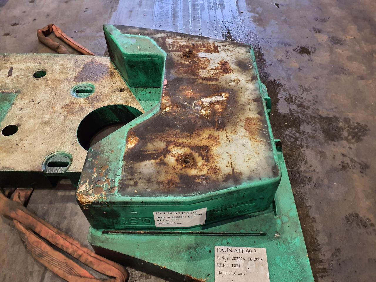FAUN ATF 60-3 counterweight set 0,5t - Contrapeso para Autogrúa: foto 5 FAUN ATF 60-3 counterweight set 0,5t - Contrapeso para Autogrúa: foto 5