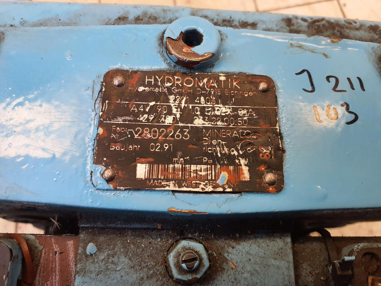 Bomba hidráulica para Autogrúa Krupp KMK 6180/6200 pump: foto 6