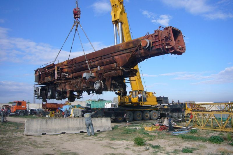 Krupp KMK 8350 for parts - Autogrúa: foto 1 Krupp KMK 8350 for parts - Autogrúa: foto 1