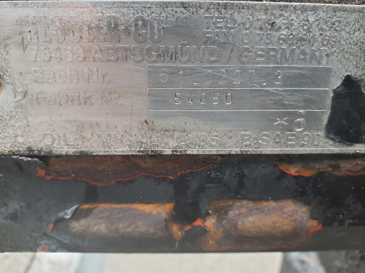 Liebherr LTM 1060-2 axle 1 - Eje y piezas para Autogrúa: foto 5 Liebherr LTM 1060-2 axle 1 - Eje y piezas para Autogrúa: foto 5