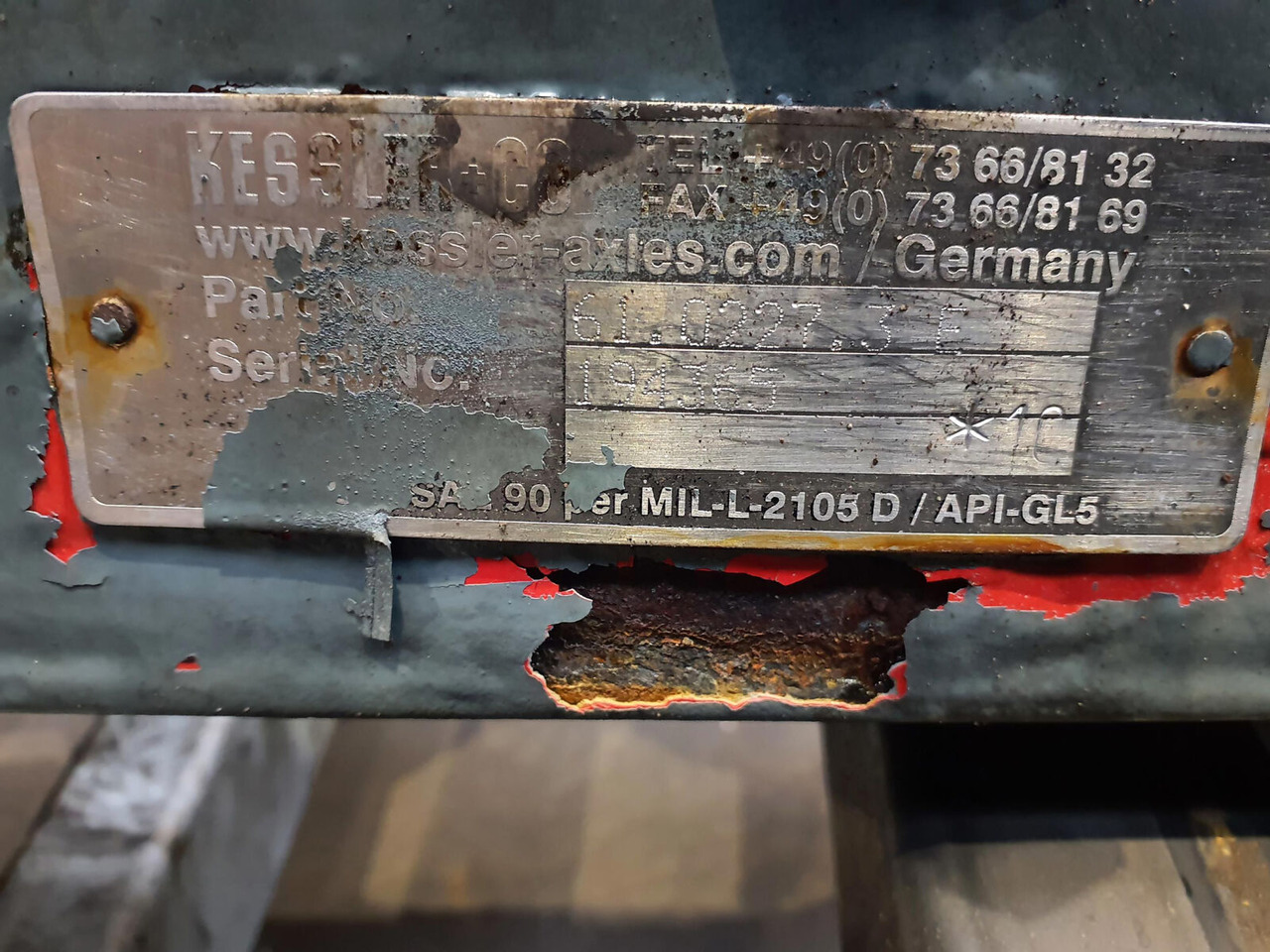 Liebherr LTM 1070-4.1 axle 1 - Eje y piezas para Autogrúa: foto 5 Liebherr LTM 1070-4.1 axle 1 - Eje y piezas para Autogrúa: foto 5