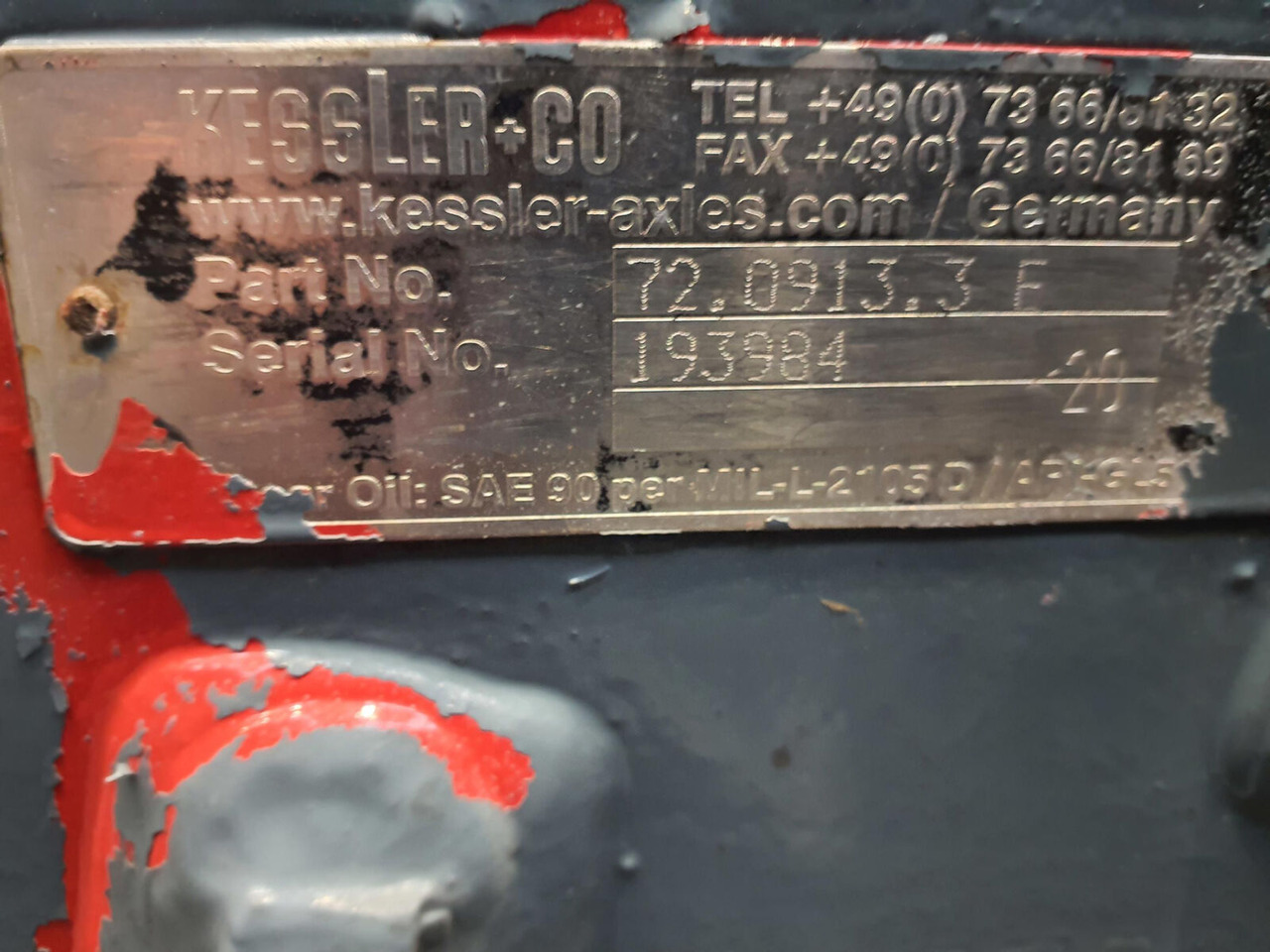 Liebherr LTM 1070-4.1 axle 2 - Eje y piezas para Autogrúa: foto 5 Liebherr LTM 1070-4.1 axle 2 - Eje y piezas para Autogrúa: foto 5