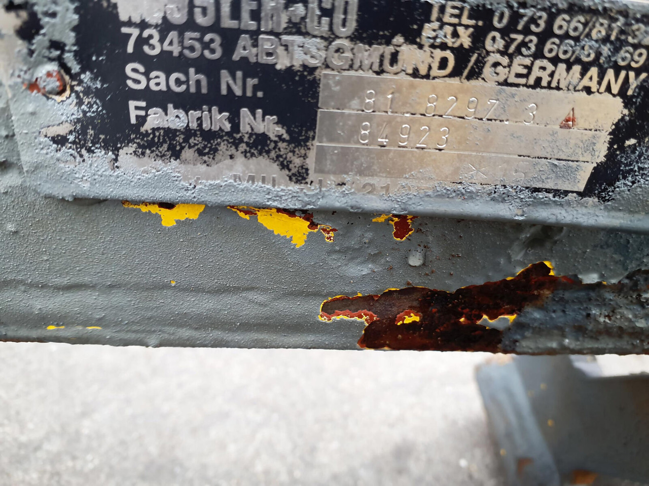 Liebherr LTM 1160-2 axle 1 - Eje y piezas para Autogrúa: foto 5 Liebherr LTM 1160-2 axle 1 - Eje y piezas para Autogrúa: foto 5