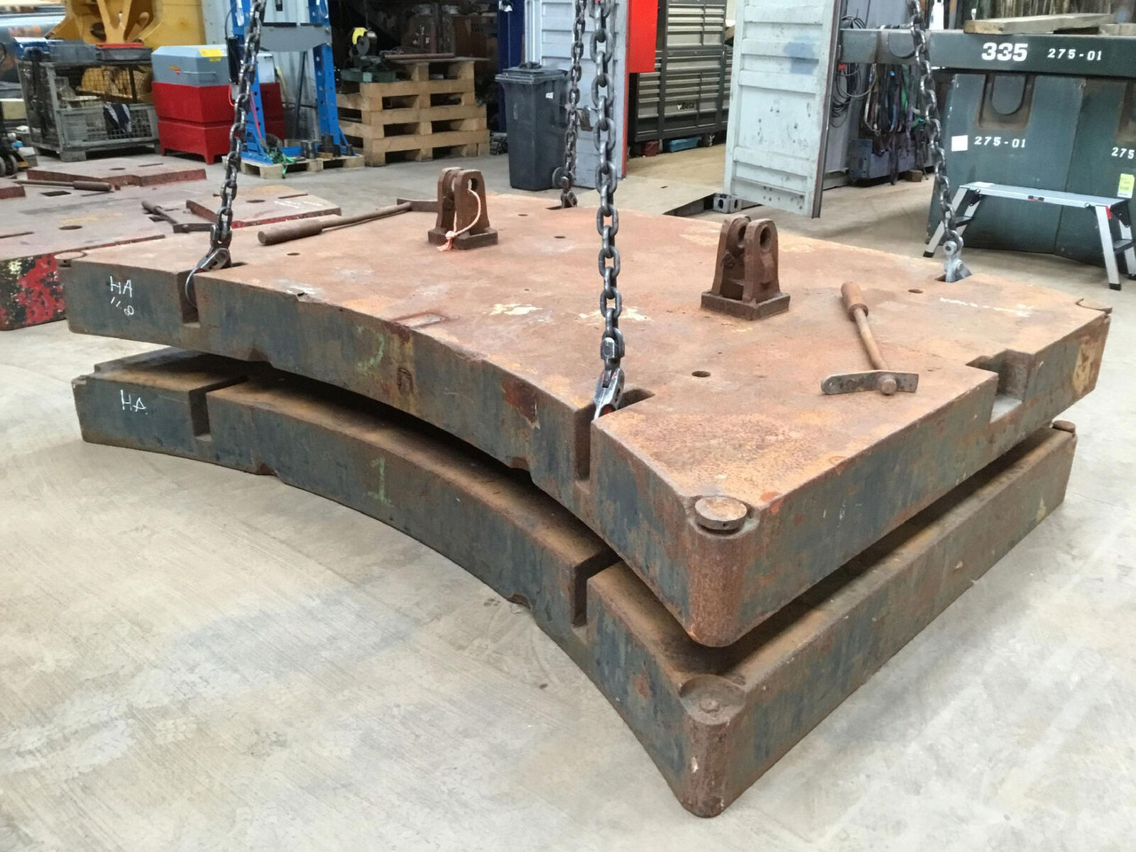 Liebherr LTM 1160 counterweight 12,0 ton - Contrapeso para Autogrúa: foto 3 Liebherr LTM 1160 counterweight 12,0 ton - Contrapeso para Autogrúa: foto 3