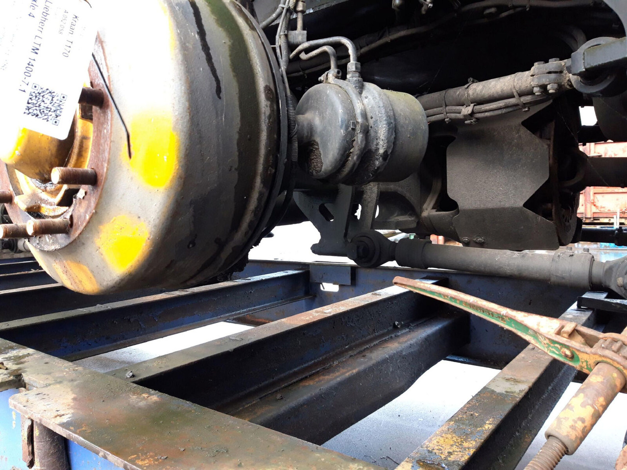 Liebherr LTM 1400-7.1 axle 4 - Eje y piezas para Autogrúa: foto 2 Liebherr LTM 1400-7.1 axle 4 - Eje y piezas para Autogrúa: foto 2