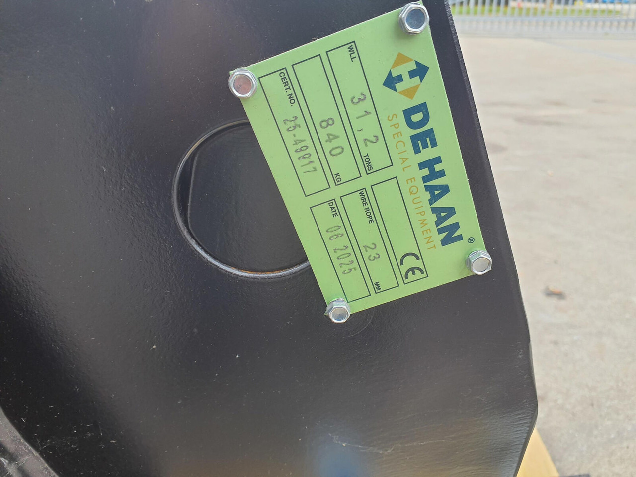 Liebherr Hookblock 23mm 1 sheave 31,2 t - Recambio para Grúa todo terreno: foto 5 Liebherr Hookblock 23mm 1 sheave 31,2 t - Recambio para Grúa todo terreno: foto 5