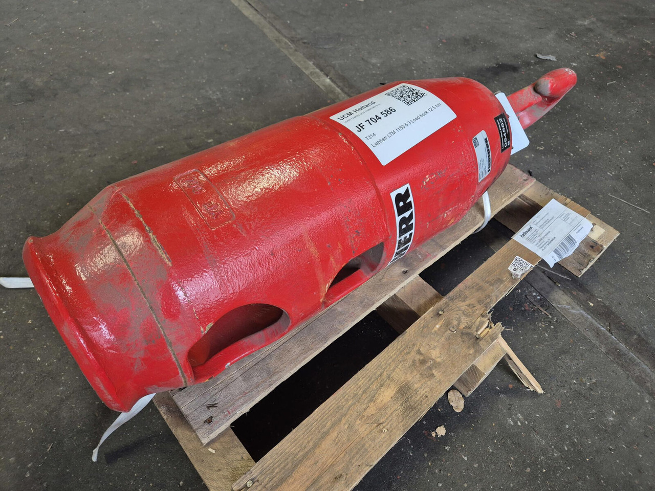 Liebherr LTM 1150-5.3 Load hook 12.5 ton - Recambio para Grúa: foto 4 Liebherr LTM 1150-5.3 Load hook 12.5 ton - Recambio para Grúa: foto 4